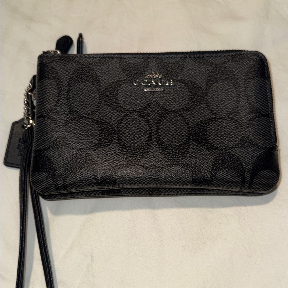 Coach Black Wristlet
